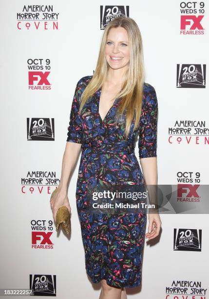 Kristin Bauer van Straten arrives at the premiere of FX's "American Horror Story: Coven" held at Pacific Design Center on October 5, 2013 in West...