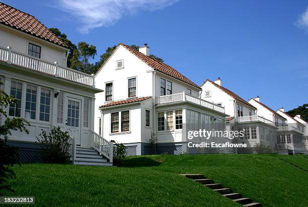 officers row - the presidio stock pictures, royalty-free photos & images