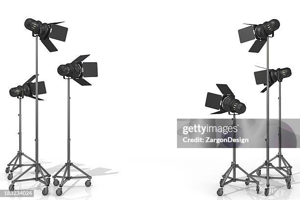 studio lighting - studio lighting equipment stock pictures, royalty-free photos & images