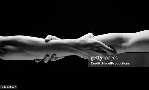 trust - black and white hands stock pictures, royalty-free photos & images