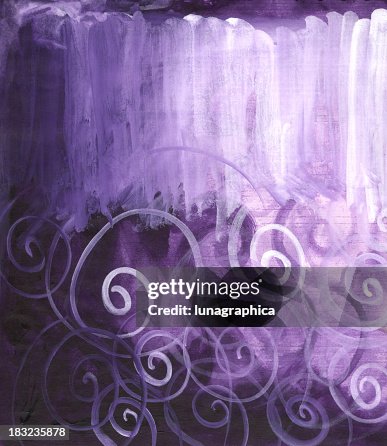 Painterly Purples Background Painterly Purples Background