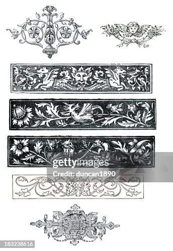 Retro Victorian Design Elements Retro Victorian Design Elements