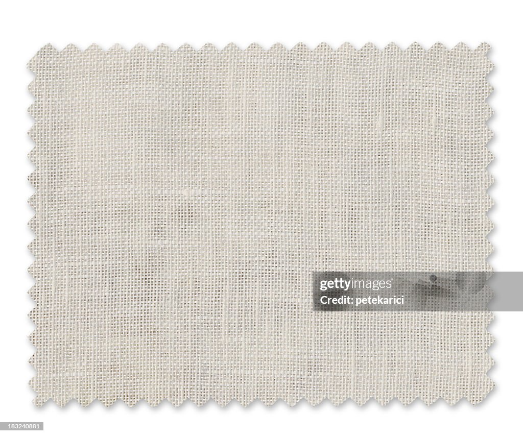 White Fabric Swatch