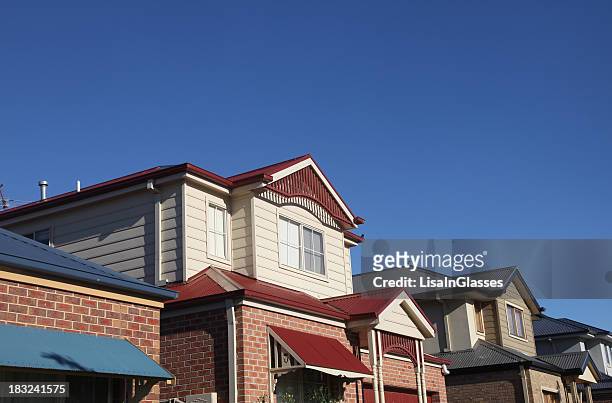 housing in australia - melbourne australia stock pictures, royalty-free photos & images