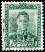 Vintage postage stamp from New Zealand