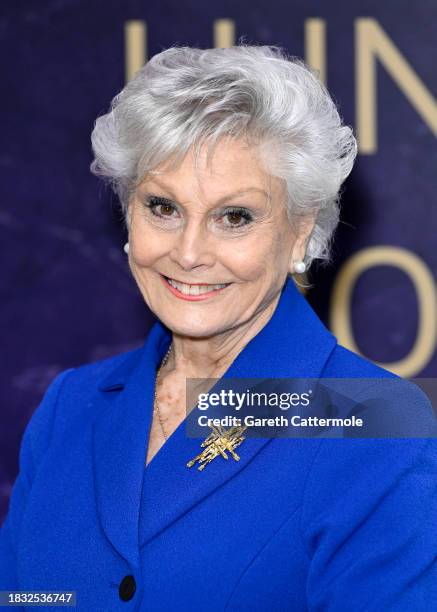 Angela Rippon attends the 'TRIC Christmas Lunch 2023' at The London Hotel on December 05, 2023 in London, England.