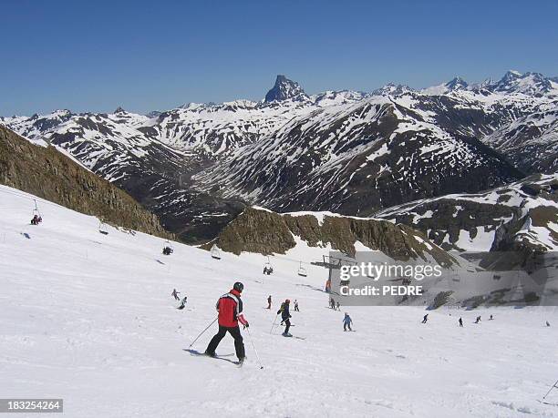 learning to ski - aragonien bildbanksfoton och bilder