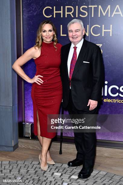 Isabel Webster and Eamonn Holmes attend the 'TRIC Christmas Lunch 2023' at The London Hotel on December 05, 2023 in London, England.