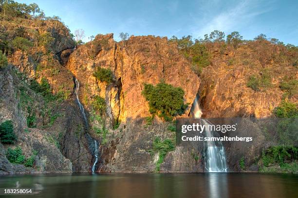 wangi falls - litchfield national park stockfoto's en -beelden