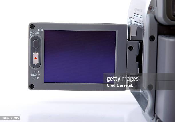 lcd screen - television camera stock pictures, royalty-free photos & images