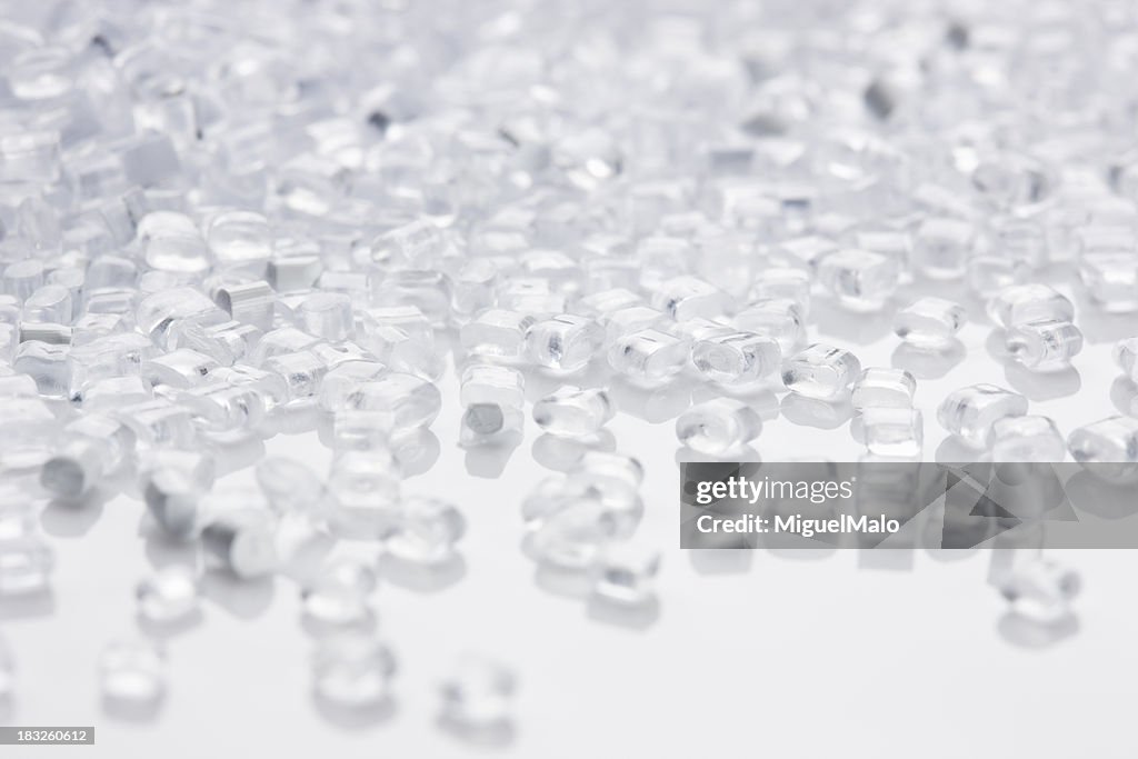 Resina de plástico balas