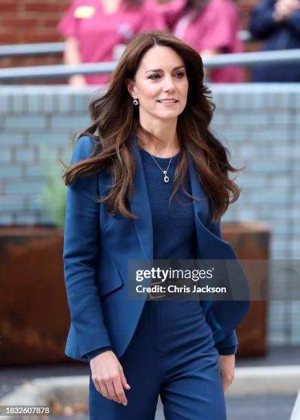 Catherine, Princess Of Wales attends the opening of Evelina London's new children's day surgery unit on December 05, 2023 in London, England.