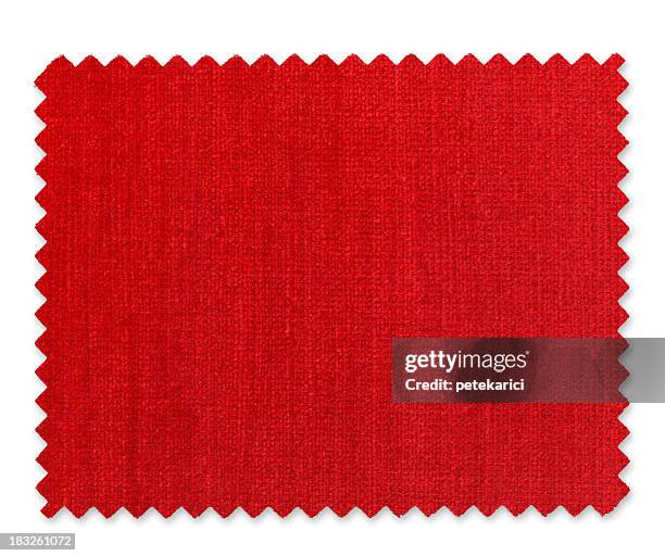 red échantillon de tissu - échantillon de tissu photos et images de collection