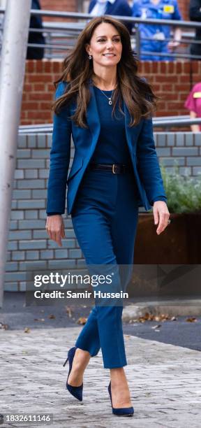 Catherine, Princess Of Wales attends the opening of Evelina London's new children's day surgery unit on December 05, 2023 in London, England.