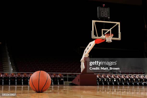 ball and basketball court - basketball court floor stock pictures, royalty-free photos & images