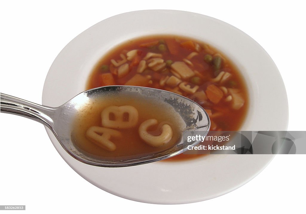 Sopa de alfabeto con trazado de recorte