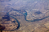 Baghdad and Tigris river
