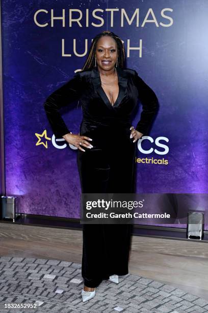 Angie Greaves attends the 'TRIC Christmas Lunch 2023' at The London Hotel on December 05, 2023 in London, England.