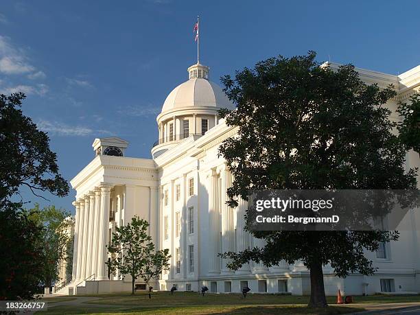 alabama capitol west side - montgomery alabama stockfoto's en -beelden