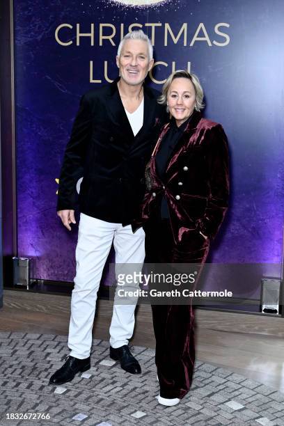 Martin Kemp and Shirlie Kemp attend the 'TRIC Christmas Lunch 2023' at The London Hotel on December 05, 2023 in London, England.