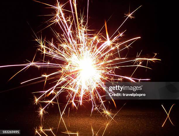 sparkler - amplified heat stock pictures, royalty-free photos & images