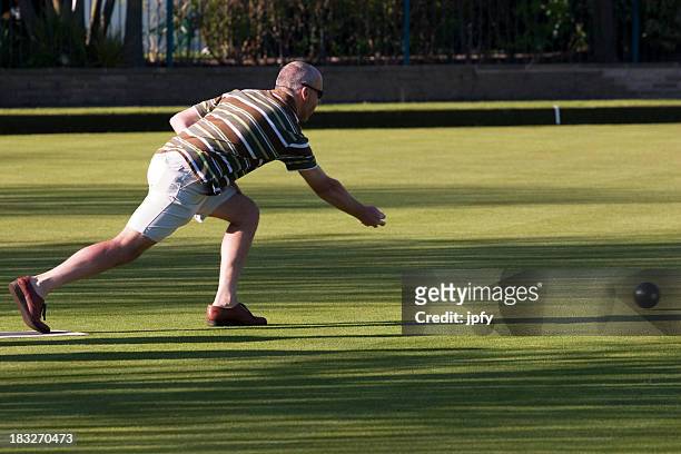 lawn bowling - lawn bowls stock pictures, royalty-free photos & images