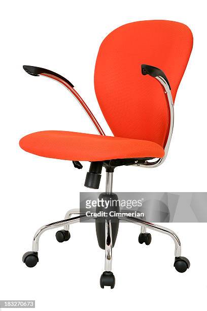 modern swivel chair - office chair stockfoto's en -beelden