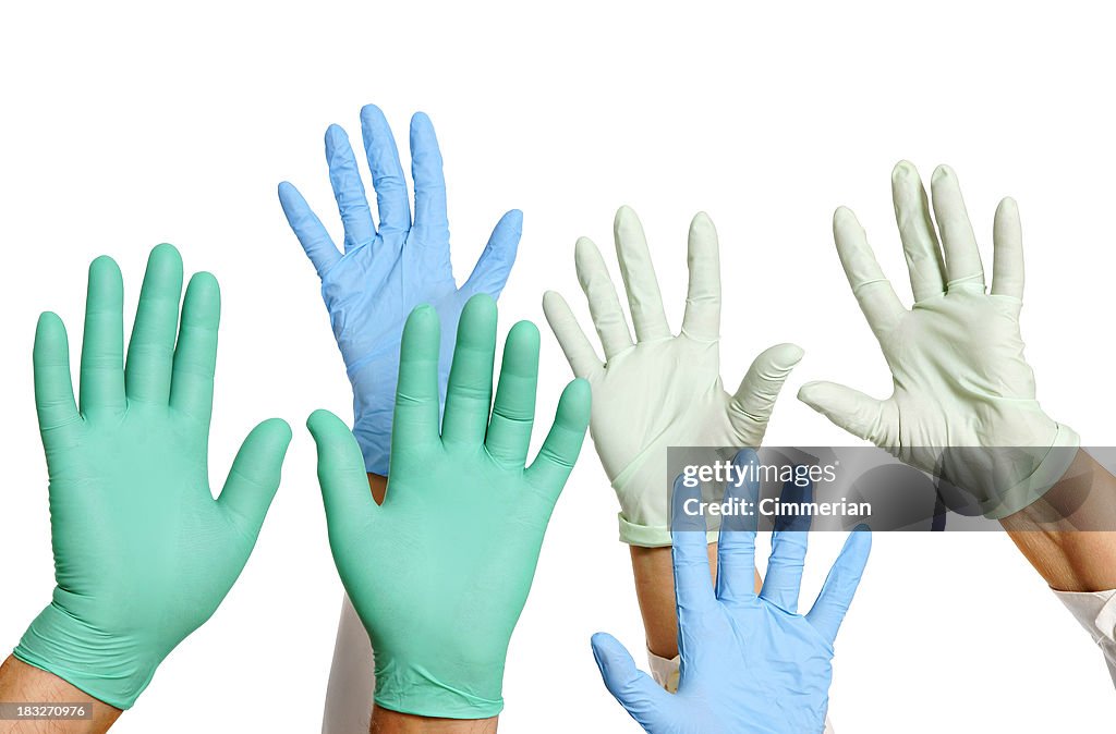 Los médicos ayudar a manos