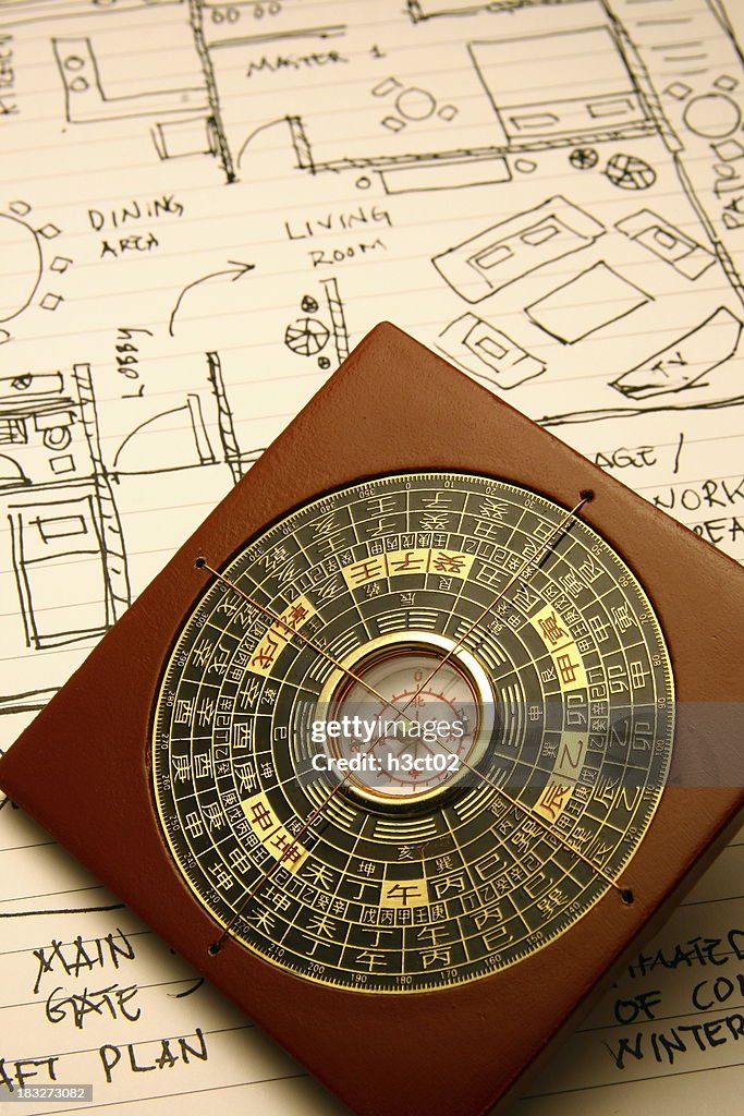 Compass and floorplan