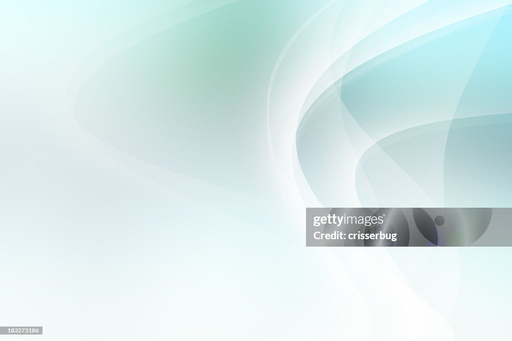 Light Blue and Green Abstract Background