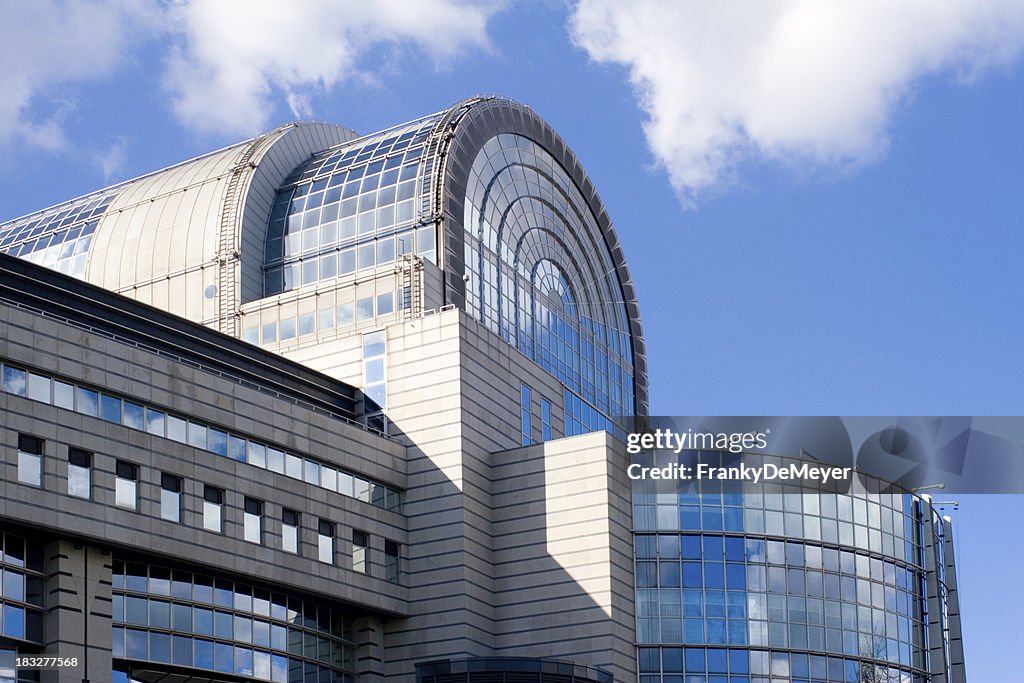 European Parliament building in Brussels