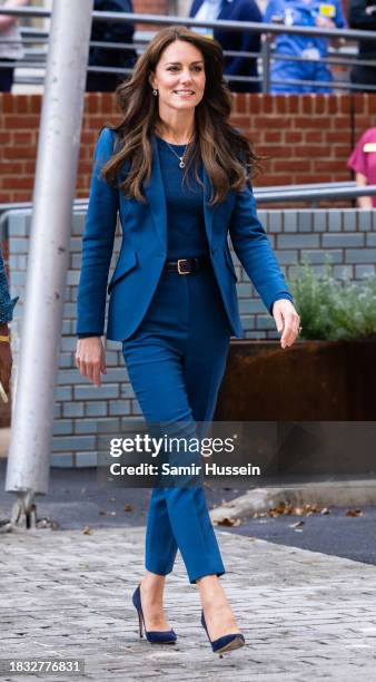 Catherine, Princess of Wales attends the opening of Evelina London's new children's day surgery unit on December 05, 2023 in London, England.