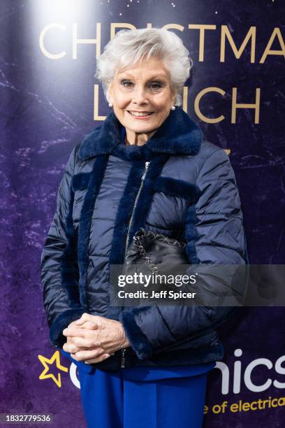 Angela Rippon attends the 'TRIC Christmas Lunch 2023' at The Londoner Hotel on December 05, 2023 in London, England.