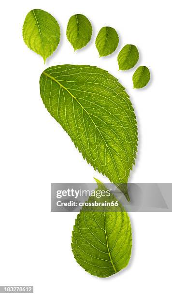 carbon footprint concept xxxl - environmental footprint stock pictures, royalty-free photos & images