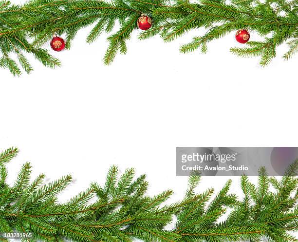 ツイッグクリスマスの装飾 - 小枝 ストックフォトと画像