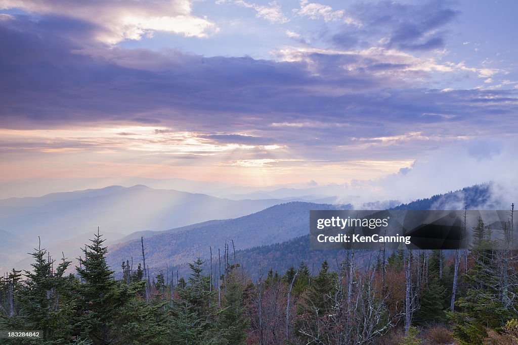 Peaceful Mountain Sunset