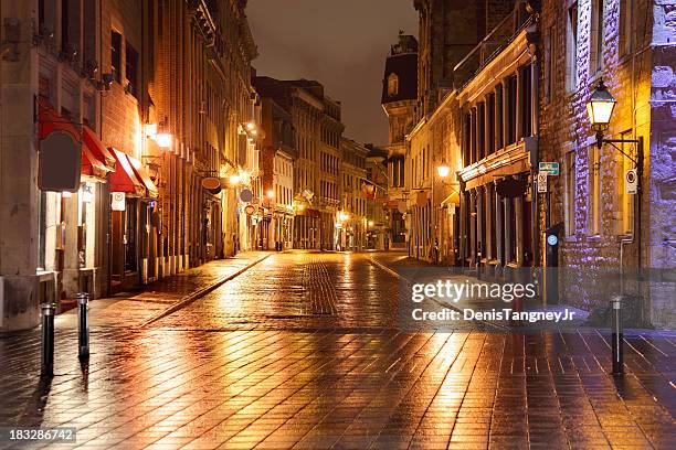 old montreal - vieux montréal stock pictures, royalty-free photos & images