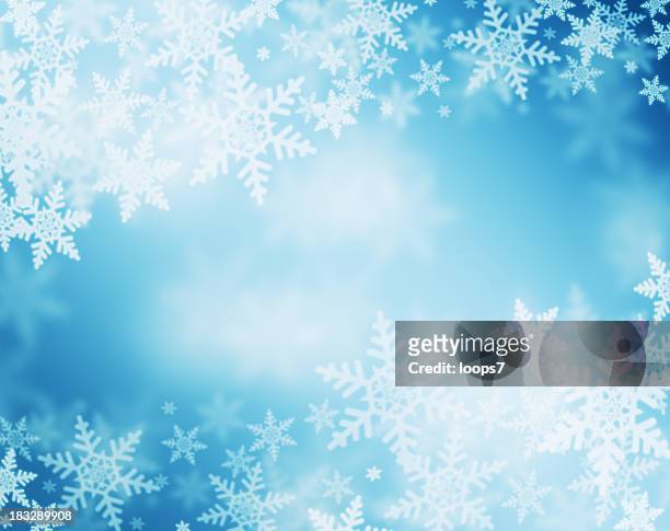 fondo de copo de nieve - snowflake fotografías e imágenes de stock