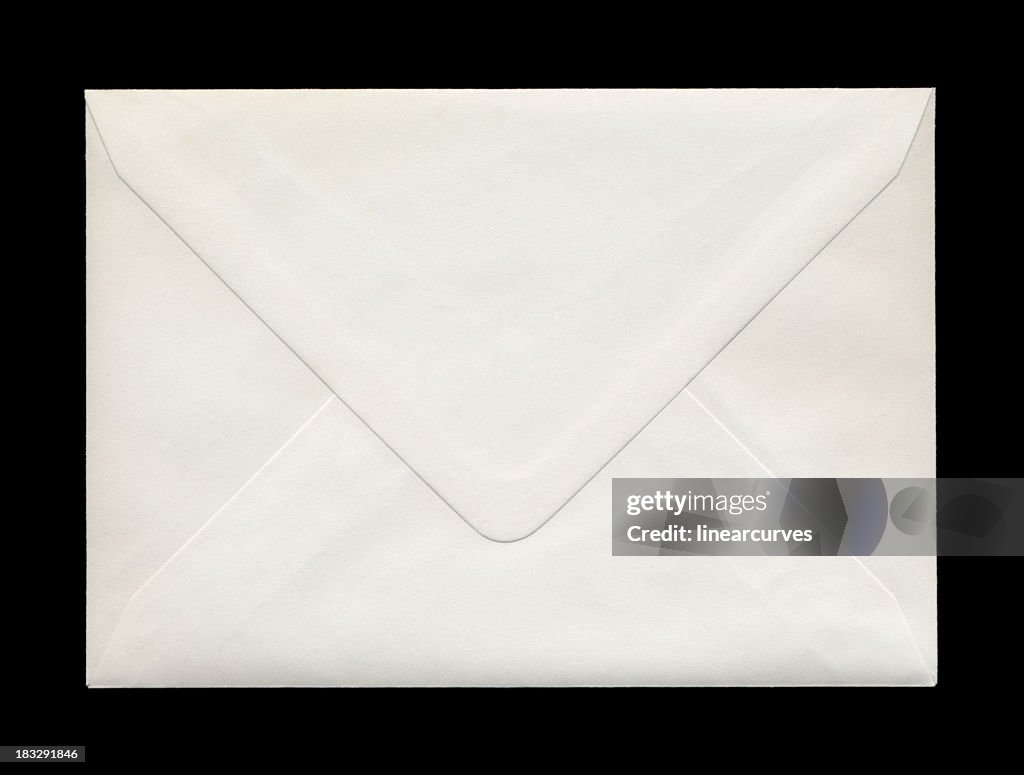 Back of closed envelope