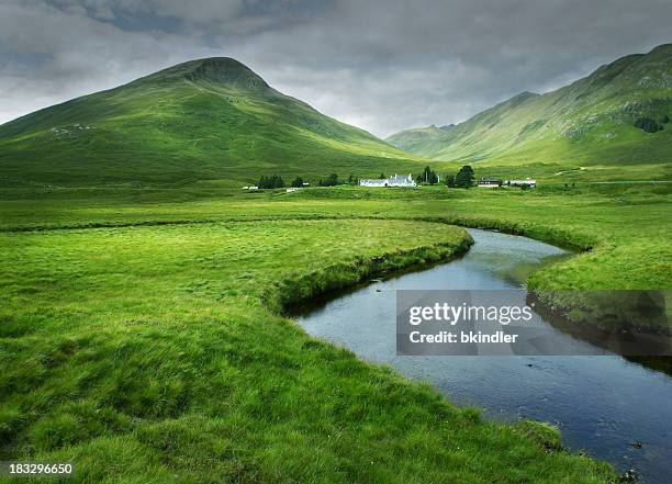 schottland - anhöhe stock-fotos und bilder