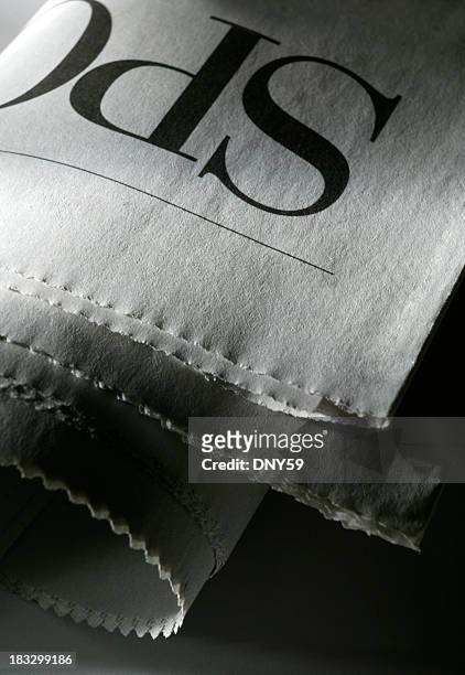 sports page - tribune tower stock pictures, royalty-free photos & images