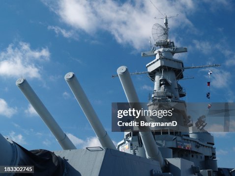 USS Alabama detail USS Alabama detail