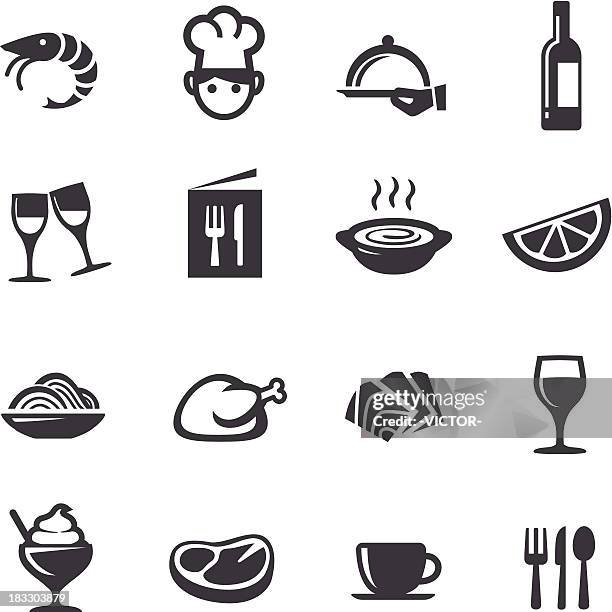 ilustraciones, imágenes clip art, dibujos animados e iconos de stock de acme serie iconos-restaurante - carne de vaca