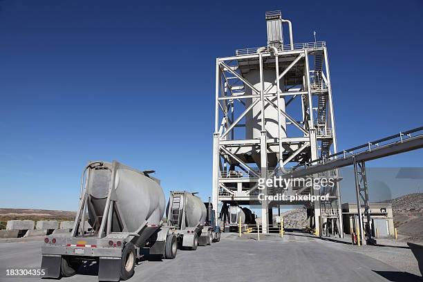 cement production - cement factory stock pictures, royalty-free photos & images