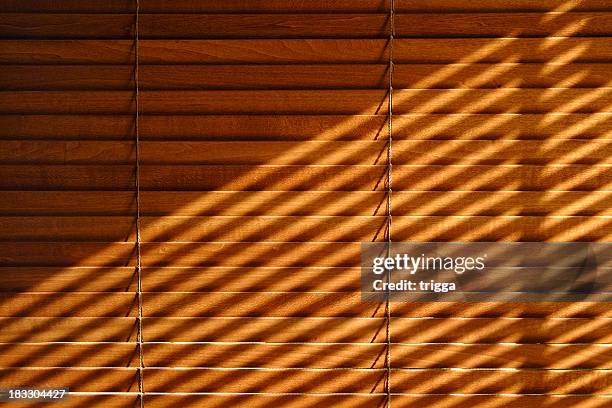venetian blind shadows - slat blind stock pictures, royalty-free photos & images