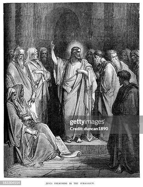 Preaching Shadow 90 Jesus Preaching In The Temple Stock Photos, High-Res Pictures, and ...