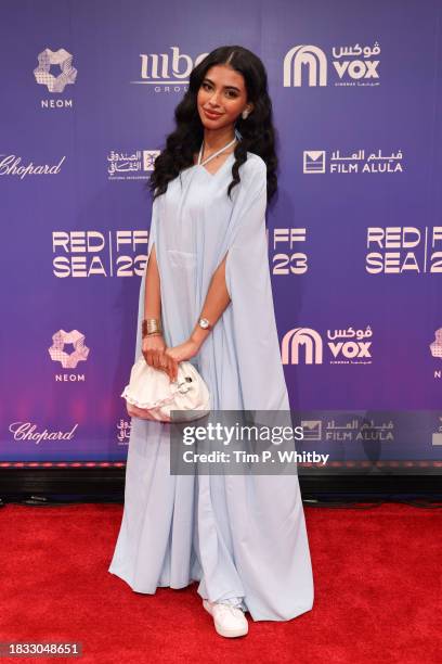 Tulin Essam poses during a photocall at the Red Sea International Film Festival 2023 on December 05, 2023 in Jeddah, Saudi Arabia.
