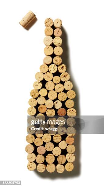 ワインボトル corks - wine cork ストックフォトと画像