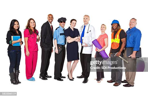 Other Professions Group Of Diverse Workers Different Professions Photos and Premium High ...
