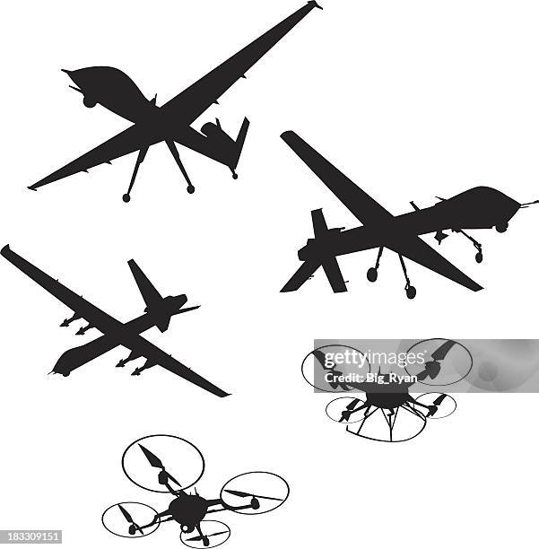 spy drones - drone stock illustrations